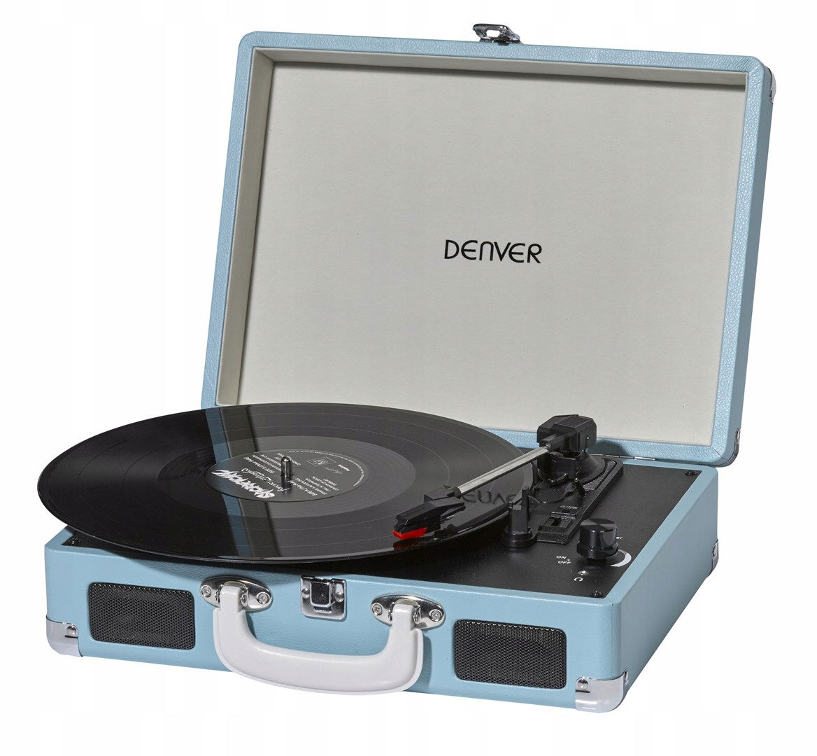 Gramofón Denver VPL-120 s Usb pre nahrávanie na Pc, modrý