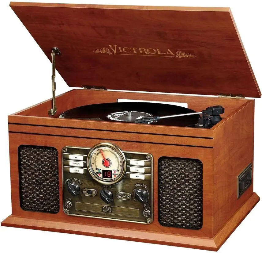 Gramofón Victrola VTA-200B hnedý