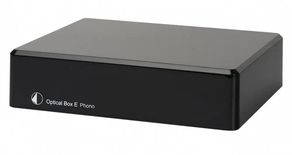 Gramofónový predzosilňovač Pro-ject Optical Box E Phono čierny