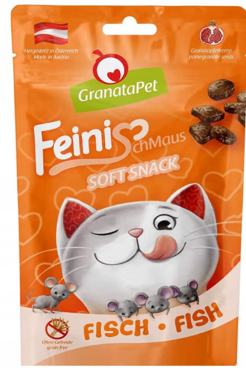 GranataPet FeiniSchmaus Fish 50 g – mäkké pochúťky pre mačky a ryby