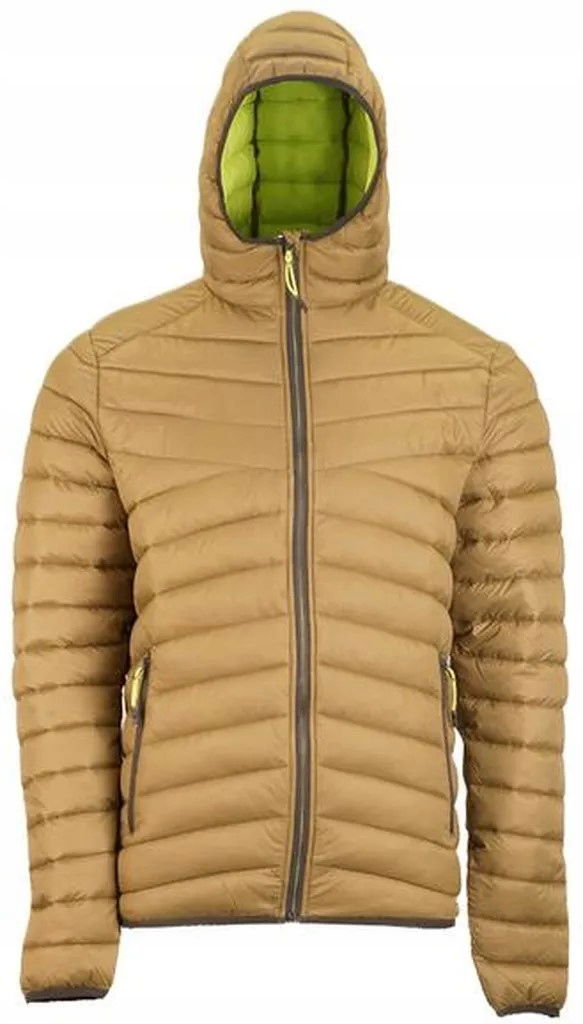 GTS502852M pánska zateplená bunda s kapucňou Olive veľkosť 2XL