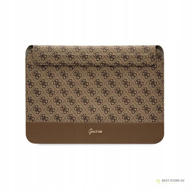 Guess 4G Stripe Metal Logo Computer Sleeve Puzdro na notebook 14" (hnedé)