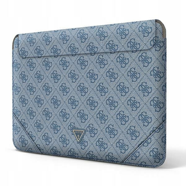 Guess 4G Uptown Triangle Logo Sleeve puzdro na notebook 13" 14" (modré)