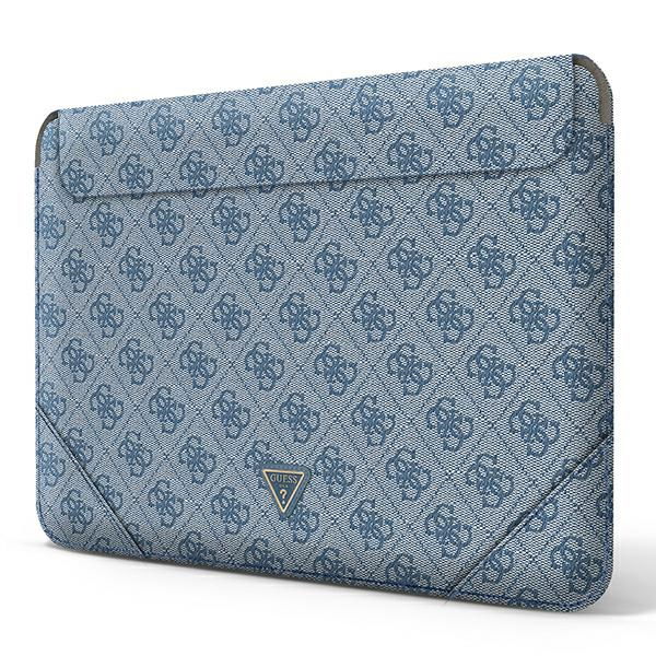 Guess 4G Uptown Triangle Logo Sleeve – puzdro na notebook 16" (modré)