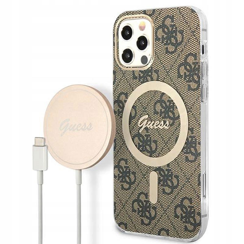 Guess Bundle Pack MagSafe 4G Sada puzdra nabíjačka MagSafe iPhone 12 12 Pro