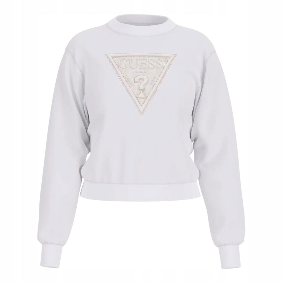 Guess Dámska Bluza Cn Ls Lace Triangle Biela veľ. S