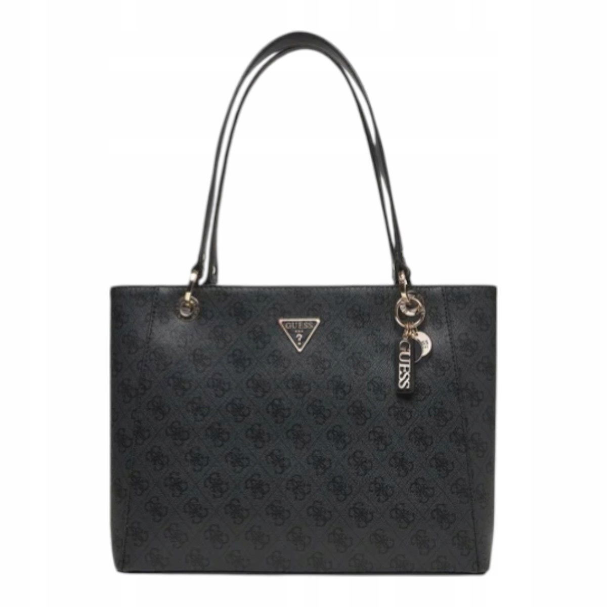 Guess Dámska Kabelka Noelle II Tote Čierno-šedá