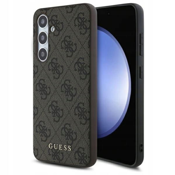 Guess GUHCS24FEG4GFBR S24 Fe S721 hnedý/brown hardcase 4G Metal G