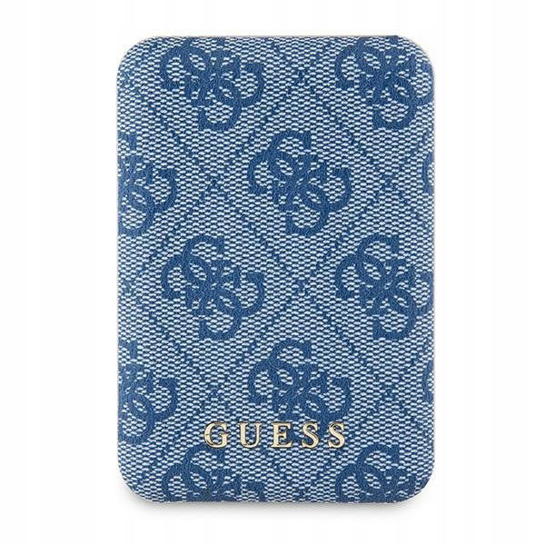 Guess Indukčná powerbanka 15 W 5000 mAh modrá