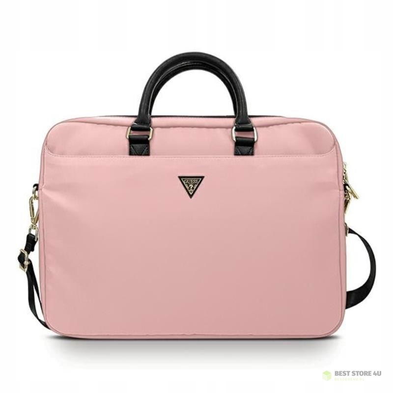 Guess Nylonová Computer Bag Taška na notebook 15" 16" (ružová)