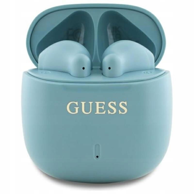 Guess Printed Classic Logo Bluetooth slúchadlá Tws nabíjacie puzdro (turk