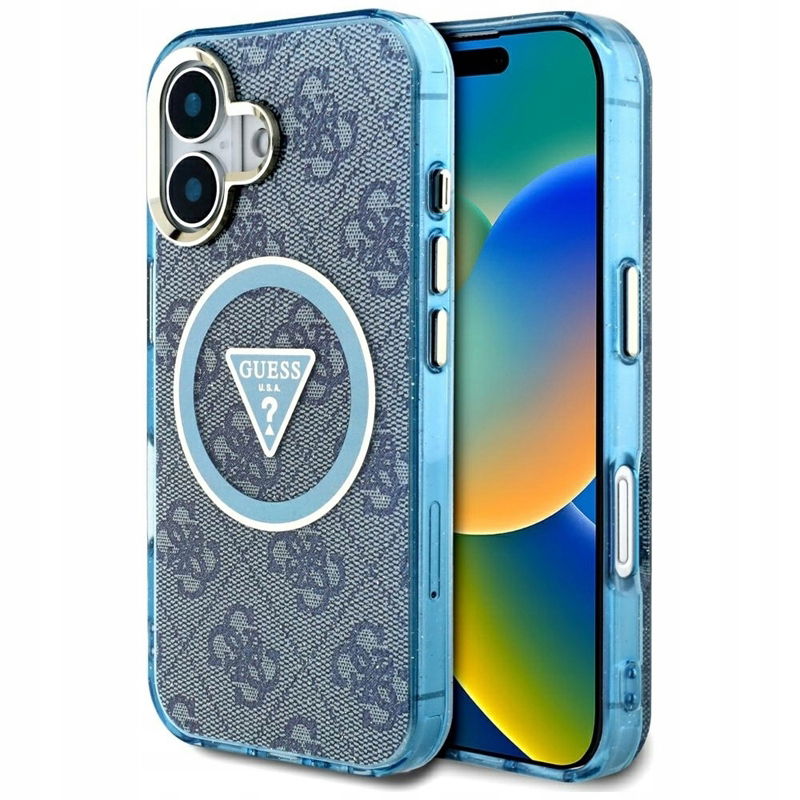 Guess Puzdro na iPhone 16 (modré)