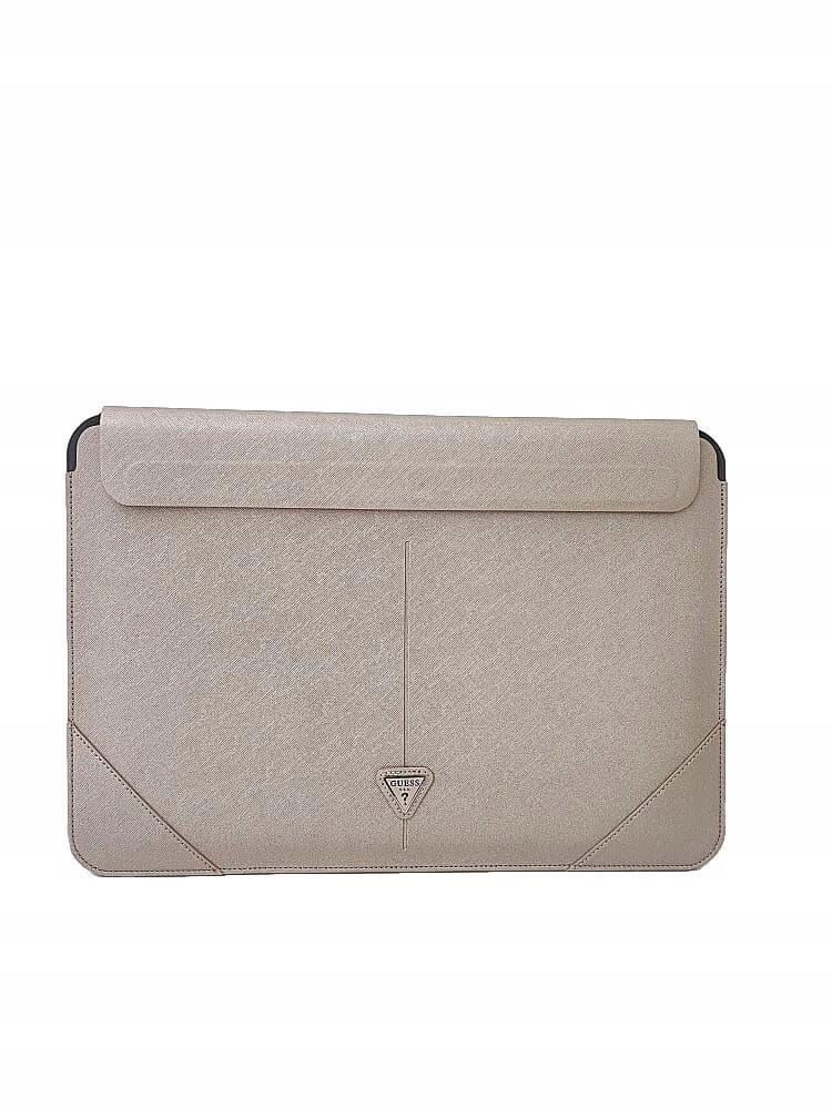 Guess puzdro na notebook 16 zlaté lesklé