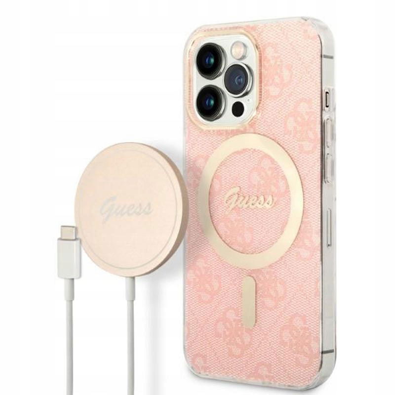 Guess Puzdro nabíjačka MagSafe pre iPhone 13 Pro Max