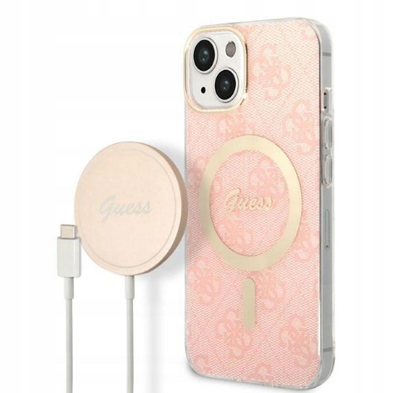 Guess Puzdro nabíjačka MagSafe pre iPhone 14 Plus