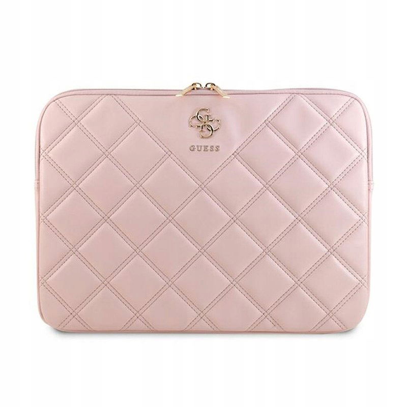 Guess Quilted 4G Sleeve Puzdro na notebook 13" 14" (ružové) G