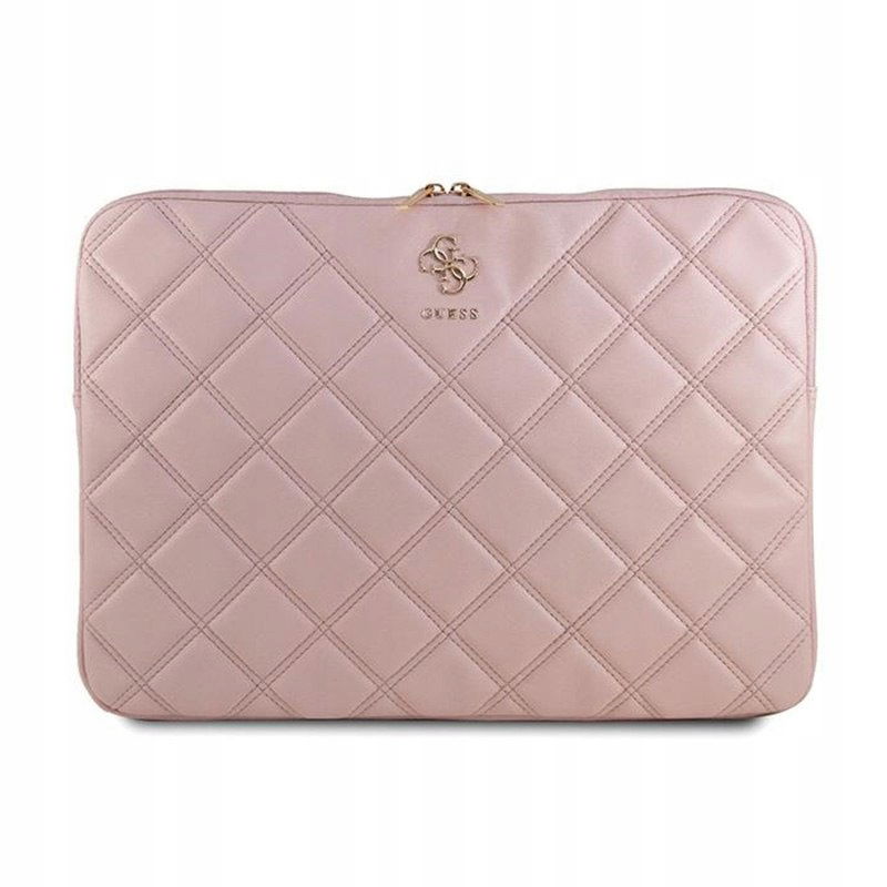 Guess Quilted 4G Sleeve Puzdro na notebook 15" 16" (ružové) G