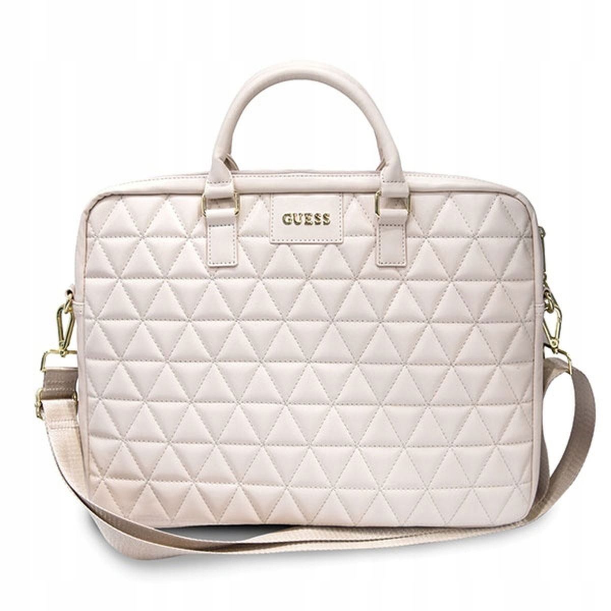 Guess Quilted Computer Bag Taška na notebook 15" (ružová)