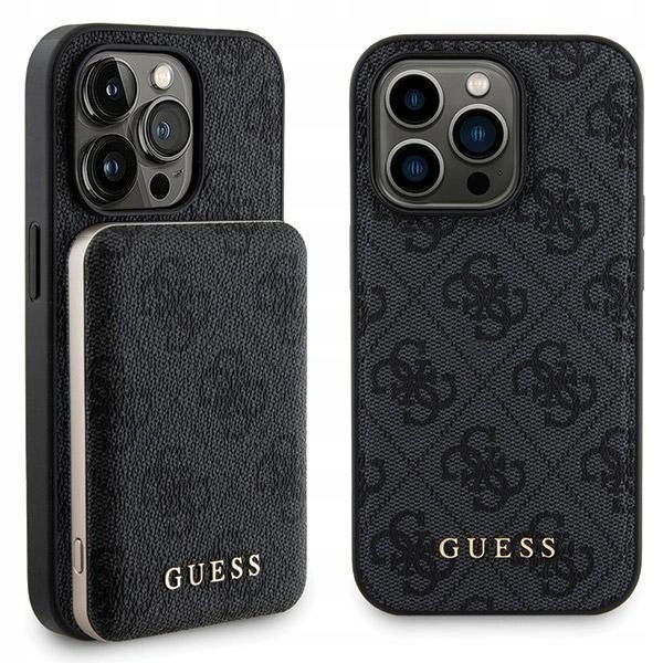 Guess Sada Case Pre Iphone 15 Pro 6.1 S Powerbankou 5000MAH Pre Magsafe 4G
