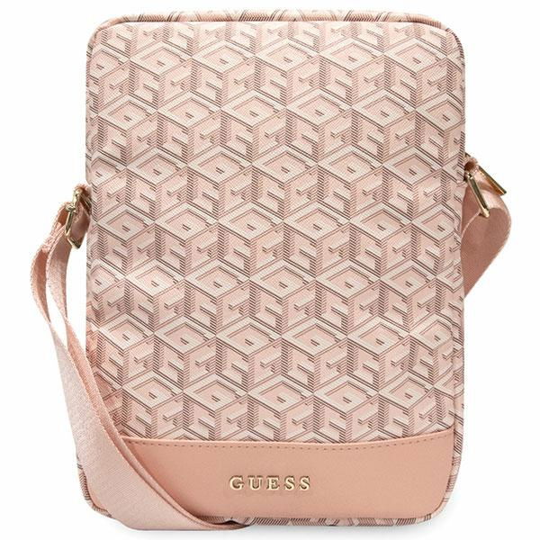 Guess Taška GUTB10HGCFSEP 10" ružová/pink GCube Stripe Tablet Bag