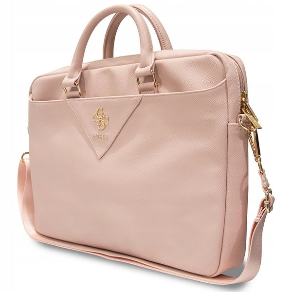 Guess Triangle 4G Computer Bag Taška na notebook 15" 16" (ružová)