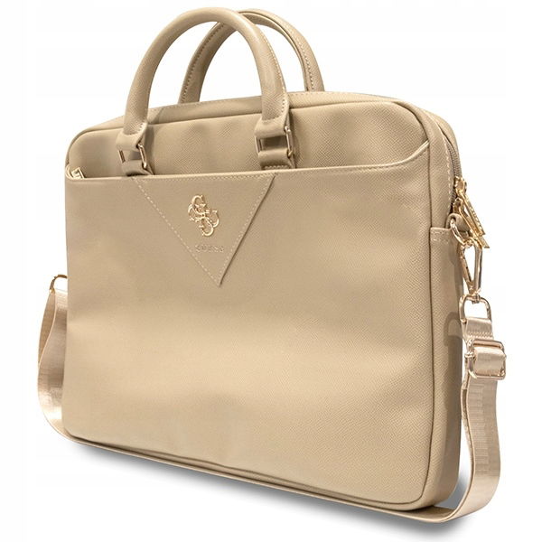 Guess Triangle 4G Computer Bag Taška na notebook 15" 16" (zlatá)