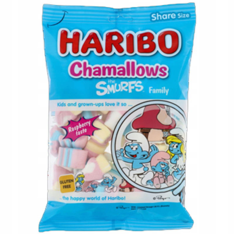 Haribo Ovocné peny Chamallows The Smurfs Family 175 g
