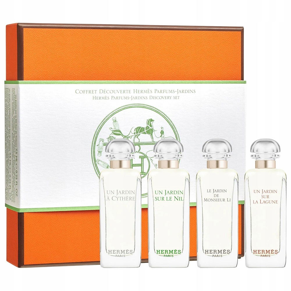 Hermes Parfums-Jardins Discovery Set sada toaletných vôd 4x7.5 ml