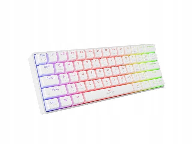 Herná Klávesnica Genesis Thor 660 G2 Us White Bezdrôtová Rgb Mechan