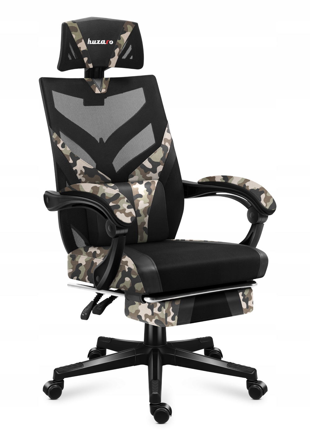 Herné stoličky Huzaro Combat 5.0 Camo, sieťovina