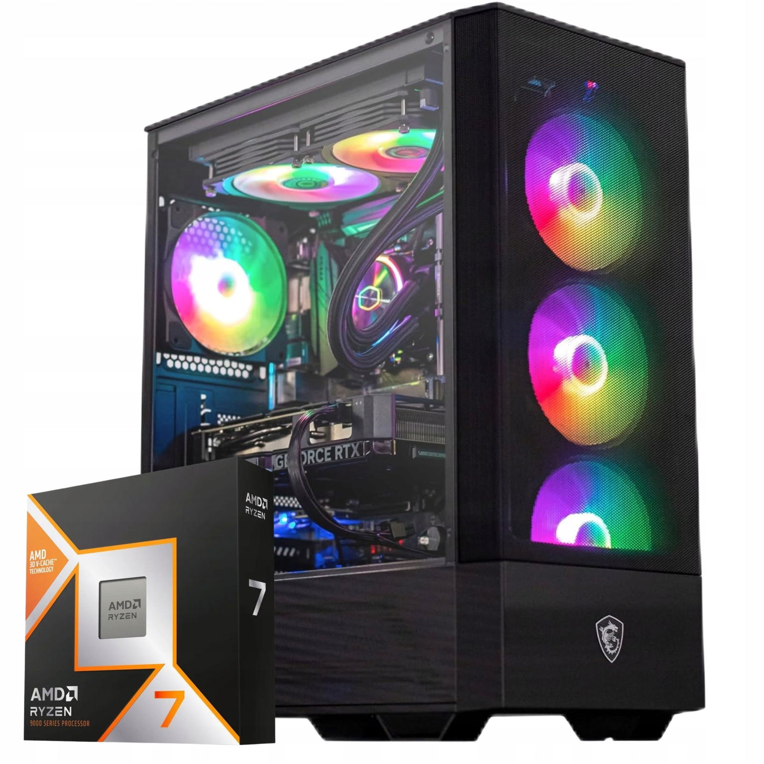 Herný Počítač Ryzen 7 9800X3D Rx 7900 Xt 32GB DDR5 2TB Windows 11