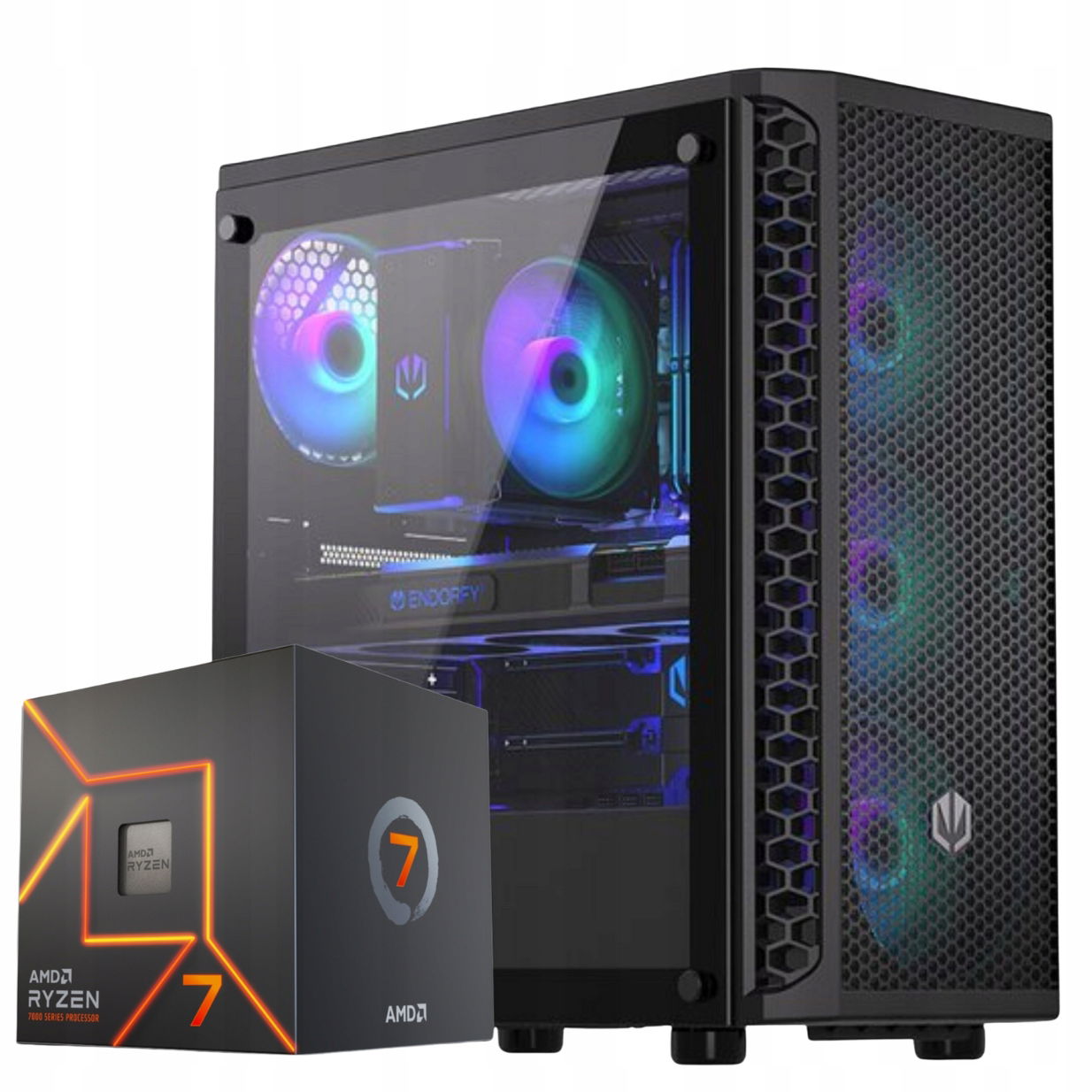 Herný Počítač Ryzen 7 Rx 7800 Xt 32GB DDR4 1TB M2 Windows 11