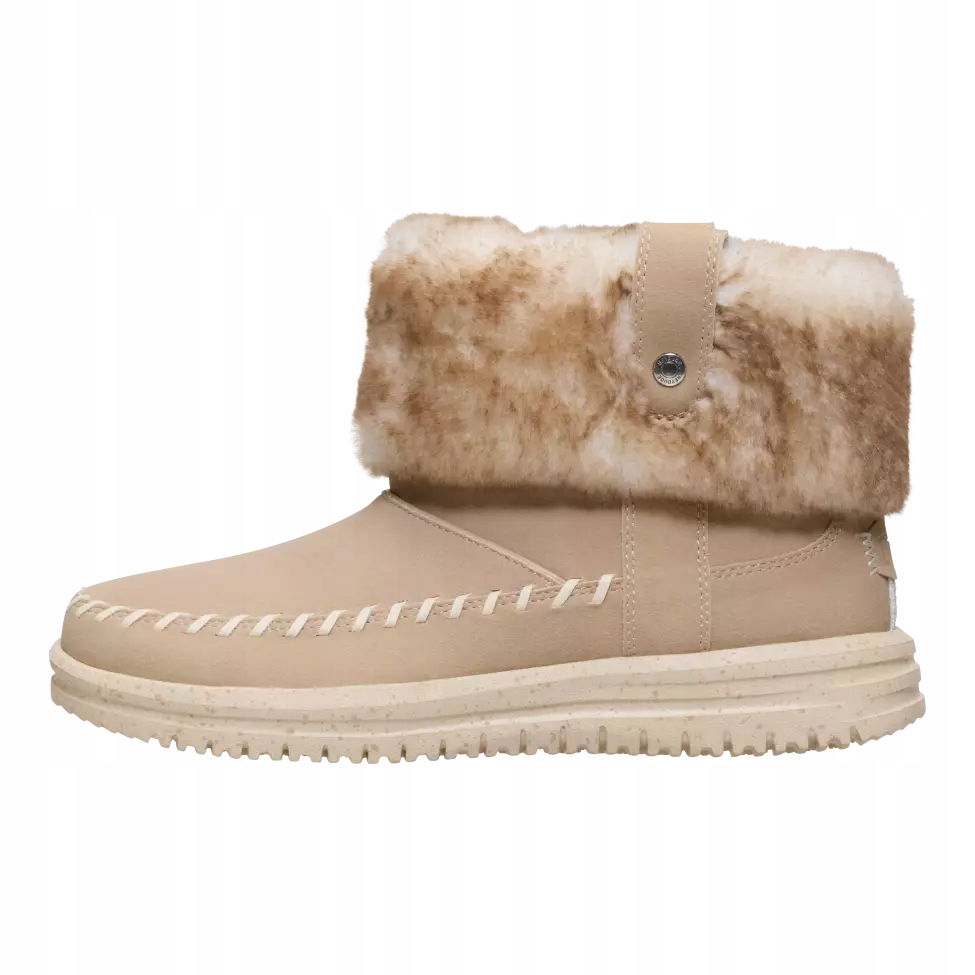 HeyDude Dámske teplé zamatové čižmy Classic Camden Cuff Cozy 42