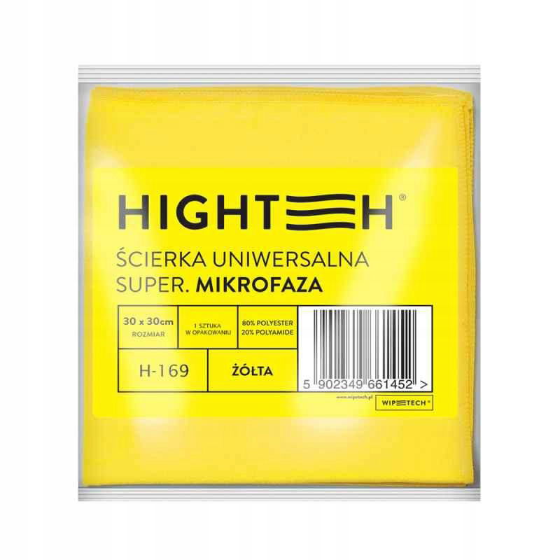 Highteh Univerzálna utierka Mikrofáza MH-169 Žltá 30x30 cm...