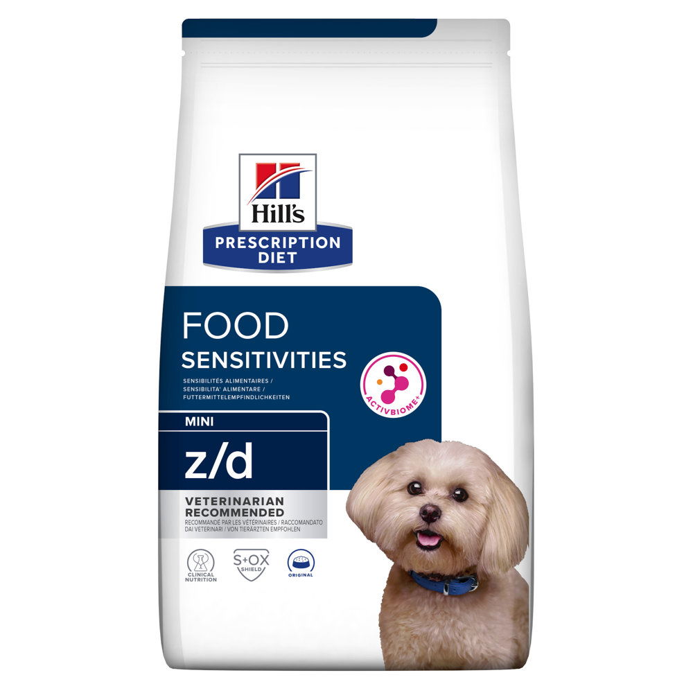 Hill's Pd Z/d Mini krmivo pre citlivé na potraviny 1 kg