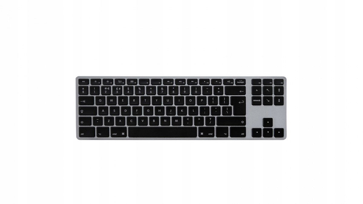 Hliníková klávesnica Mac Tenkeyless Rgb, šedá
