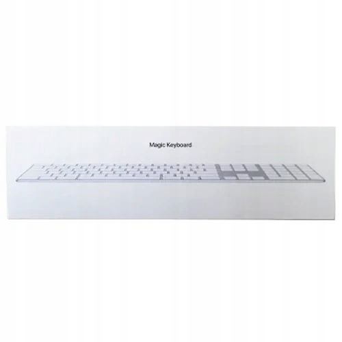 Holandská Klávesnica Apple Keyboard With Numeric Keypad Biela