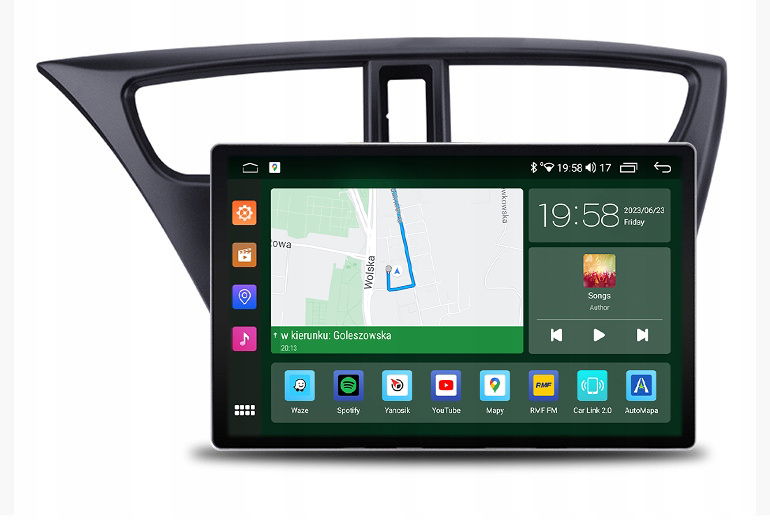 Honda CIVIC 9 Rádio Navigácia Android Qled Carplay