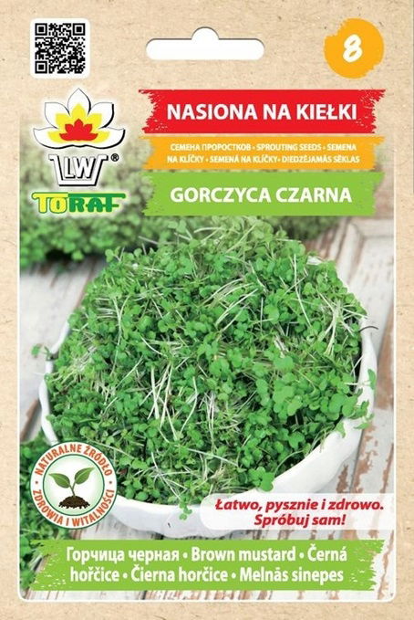 Horčica Čierna – semená na klíčky (toraf)