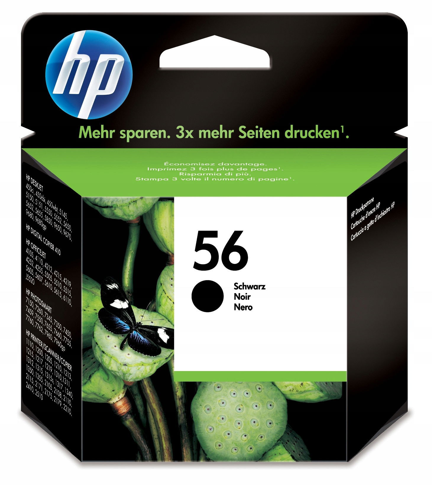 Hp 56 originálna atramentová náplň čierna