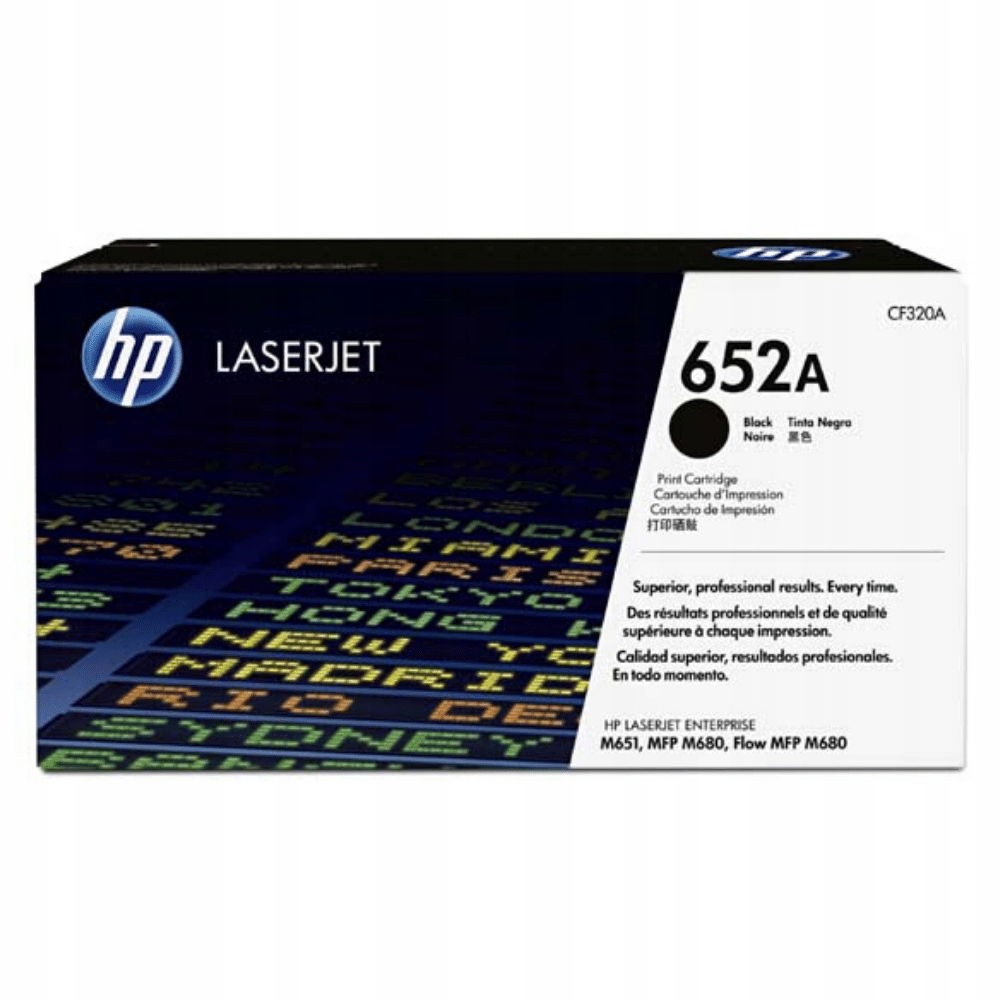 Hp 652A Black LaserJet Toner Cartridge
