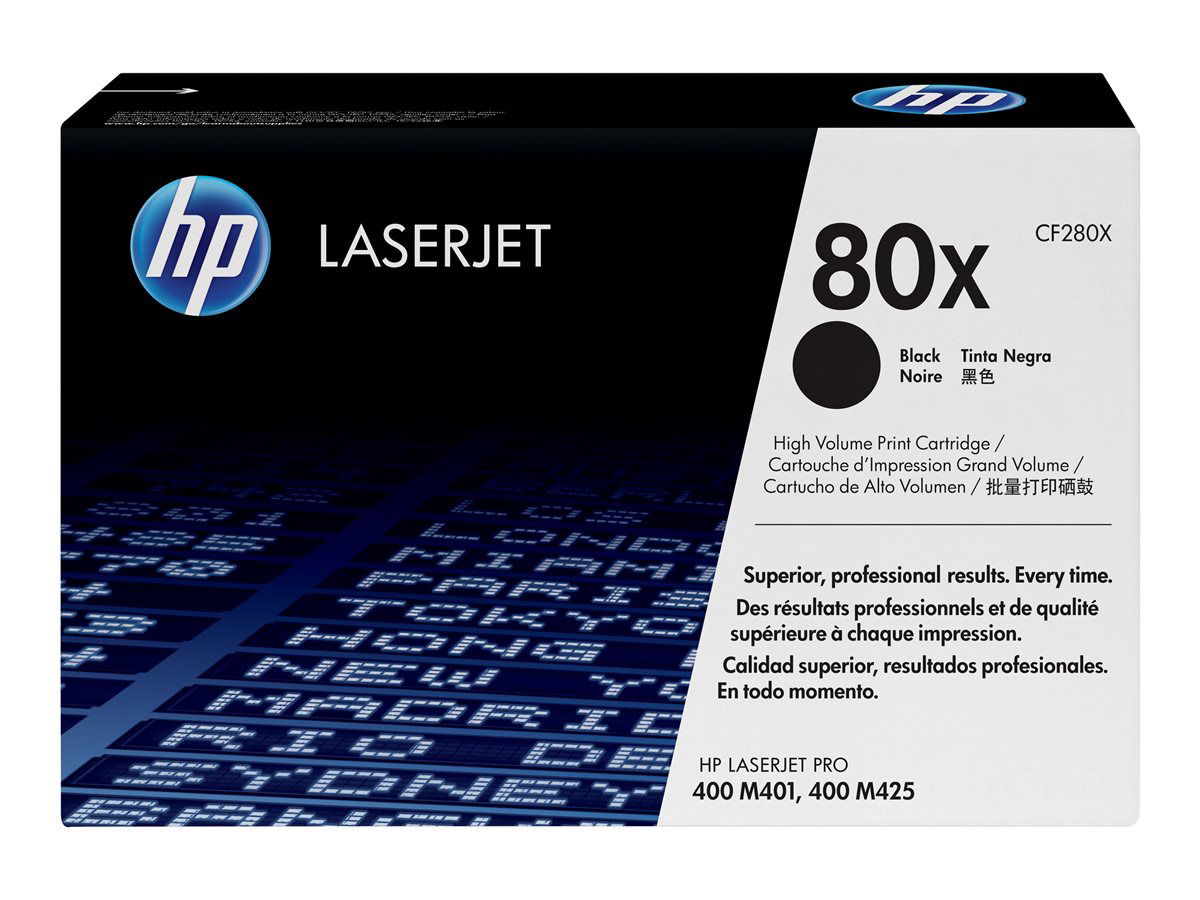 Hp 80X Čierny originálny toner CF280X