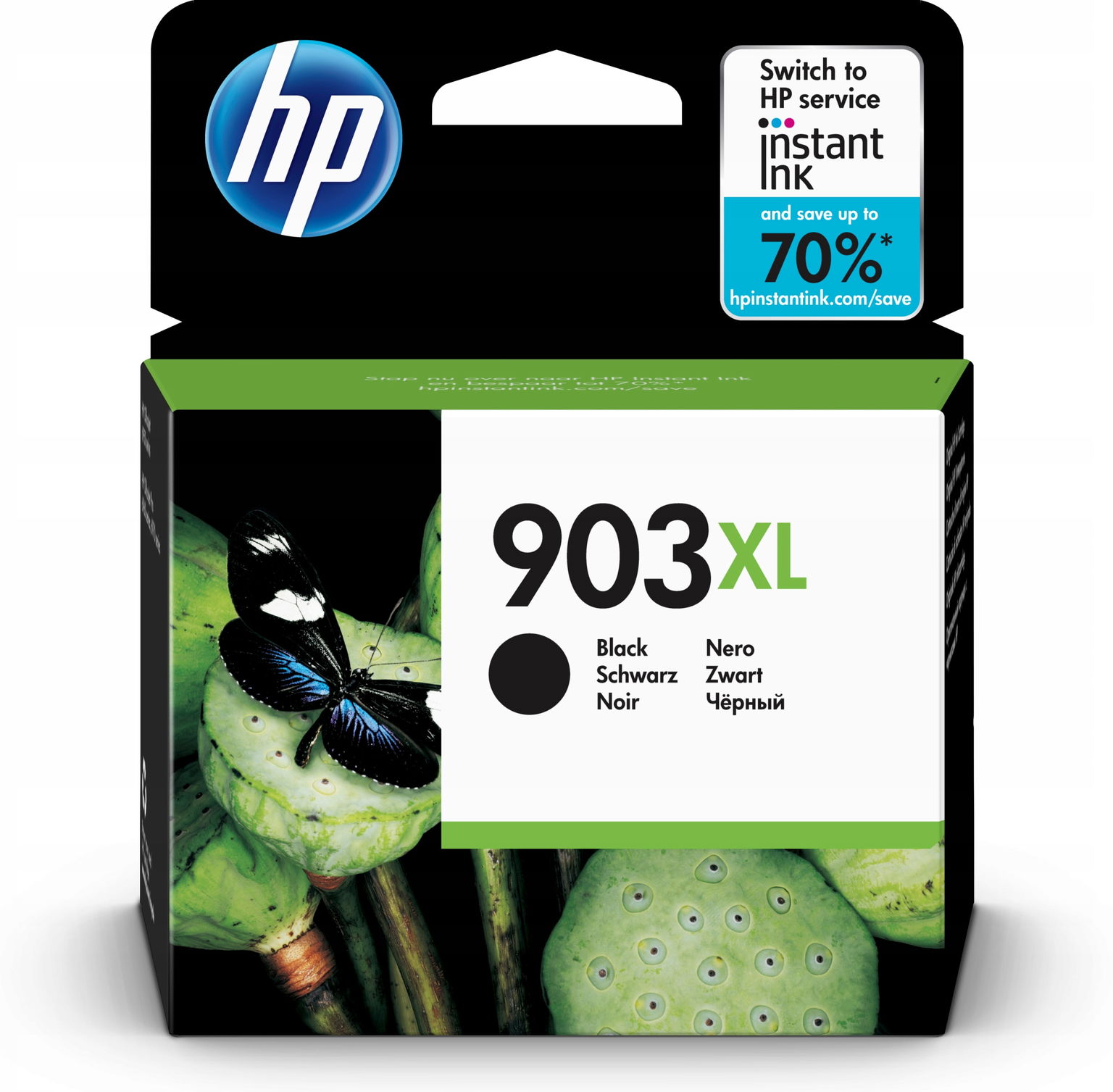 Hp Originálna čierna atramentová náplň 903XL