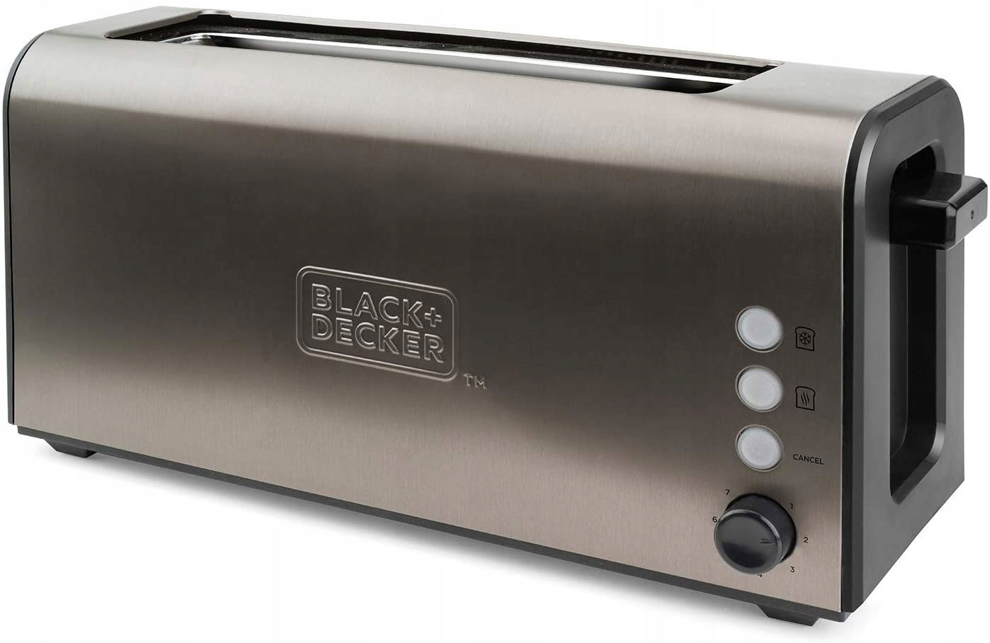 Hriankovač Black&Decker BXTO1000E strieborný/sivý 1000 W