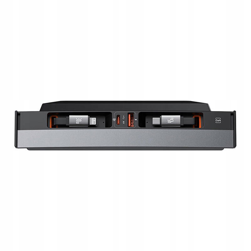 Hub Baseus T-Space 4xUSB Nabíjačka pre Tesla 45W Navíjacie káble