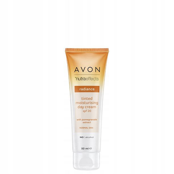 Hydratačný farbiaci krém na tvár Avon Nutra Effect 20 Spf na deň