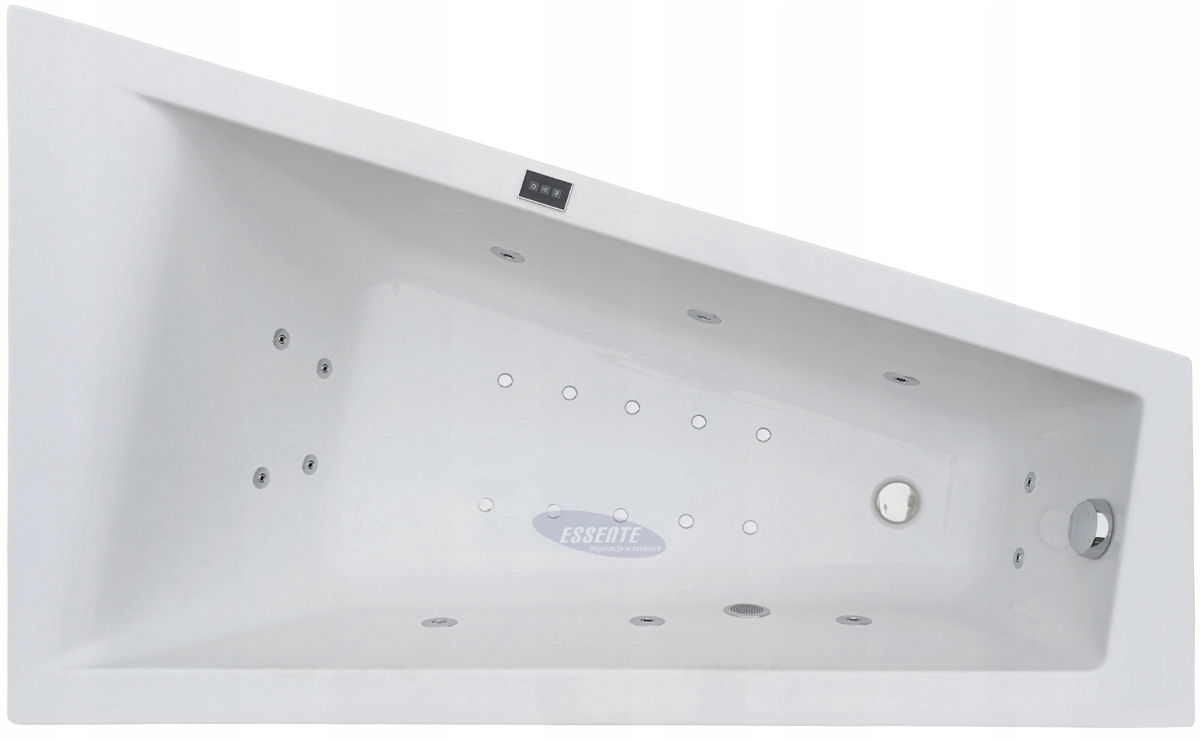 Hydromasážna Vaňa 100x160 Tvar Trapezu L/p