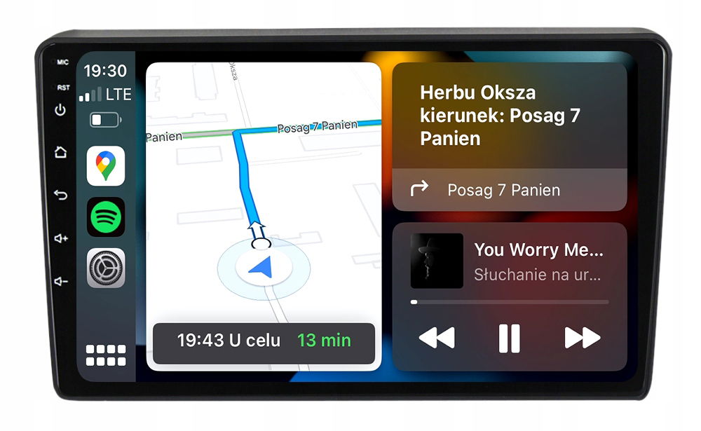 Hyundai H1 Rádio Navigácia Android Auto Carplay Mapy