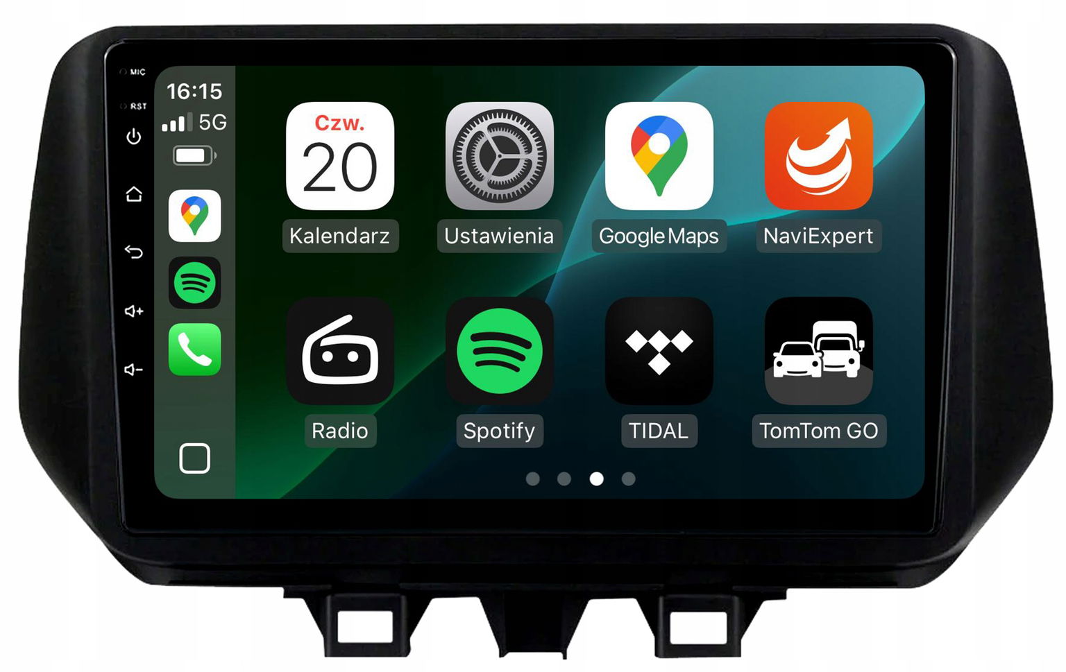 Hyundai Tucson 2018+ Rádio Navigácia Android Auto Carplay Mapy