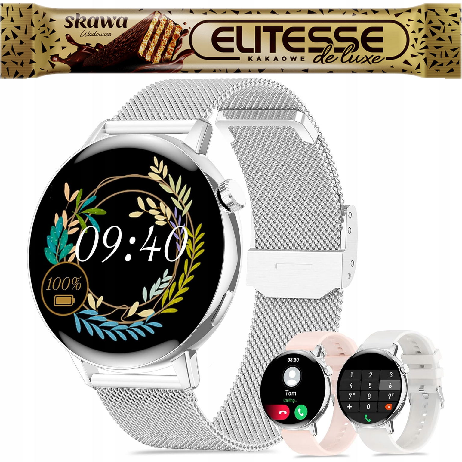 Iaret Smartwatch Dámske 3 pásky 1,32" 64mb Bluetooth Android Ios 20